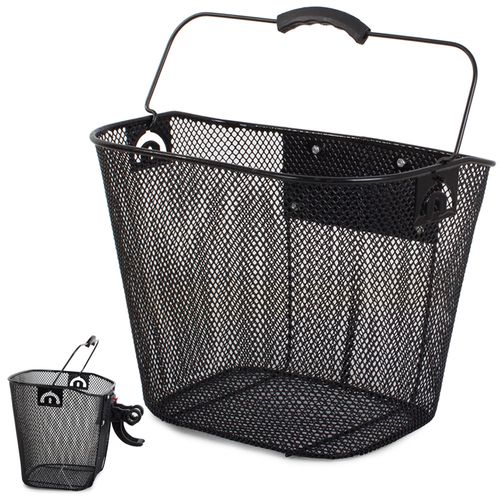 duży kosz rowerowy metalowy koszyk do roweru click na Arena.pl