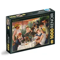 Puzzle 1000 elementów. Spotkanie wioślarzy na łodzi, Pierre-Auguste Renoir