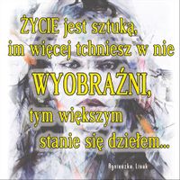 Życie jest sztuką – magnes