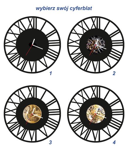 ZEGAR ŚCIENNY RETRO 58cm XXL 133.11 na Arena.pl