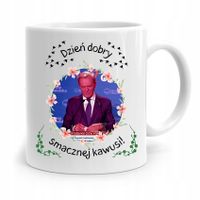 Kubek Donald Tusk Po Platforma Smacznej Kawusi Z Nadrukiem Ze Zdjęciem