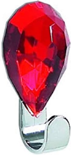 Wieszak haczyk łazienkowy diament czerwony na Arena.pl