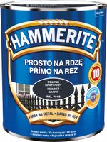 Farba do metalu Hammerite Prosto Na Rdzę POŁYSK GRAFITOWY 0,7L