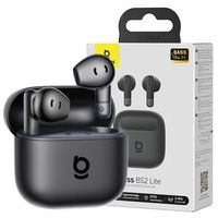 BASEUS SŁUCHAWKI BEZPRZEWODOWE TWS BLUETOOTH 6.0 SUPERBASS DO 40H PRACY