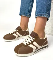 Brązowe sneakersy sportowe Camille 38