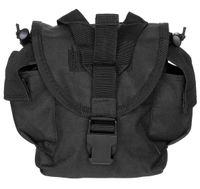 Torebka na butelkę "MOLLE" czarna