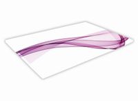 SZKLANA DESKA KUCHENNA 40x30 168b Purpurowa wstęga