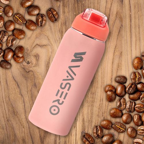 KUBEK TERMICZNY BIDON TERMOS PRÓŻNIOWY 750ml blokada uchwyt ustnik + SŁOMKA na Arena.pl