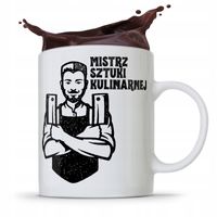 Kubek Dla Kucharza Mistrz Sztuki Kulinarnej Z Nadrukiem Ze Zdjęciem