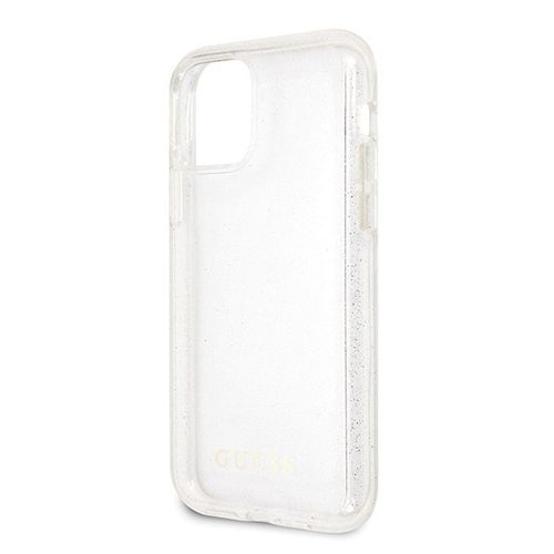 Guess GUHCN65PCGLSI iPhone 11 Pro Max srebrny/silver hard case Glitter na Arena.pl