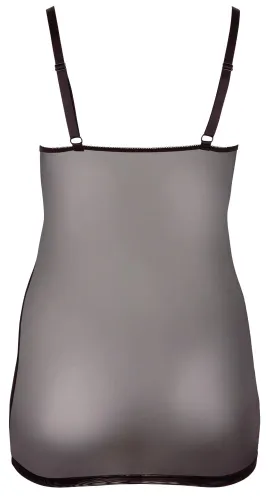 cottelli curves elegancka sukienka bielizniana koronka czarna 4xl na Arena.pl