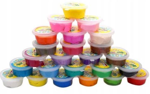 CLAYDOLL PIANKOLINA MASA PLASTYCZNA 24 sztuki BIG BOX + AKCESORIA + WALIZKA na Arena.pl