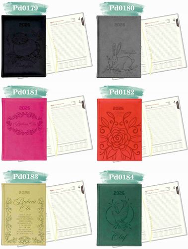 GRAWEROWANY KALENDARZ książkowy A5 2026 personalizacja duży wybór wzorów na Arena.pl