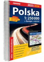 Polska Atlas Samochodowy 1:250 000 2025/2026