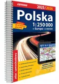 Polska Atlas Samochodowy 1:250 000 2025/2026