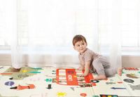 MATA PIANKOWA EDUKACYJNA DLA DZIECI MIASTO ULICE DROGI SKŁADANA DYWAN XPE