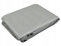 Plandeka Srebrna mocna 5 x 6m płachta do okrycia 5x6m