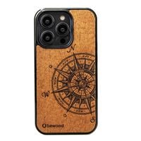 Drewniane Etui Bewood do iPhone 15 Pro TRAVELER MERBAU