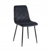 krzesło k6-fx velvet czarne