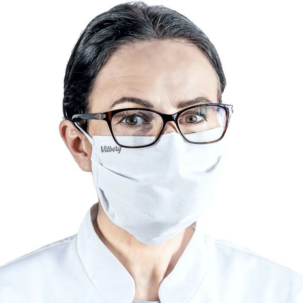Maseczka hipoalergiczna 5-warstwowa z Atestem OEKO-TEX 100 Vitberg 5 szt. zdjęcie 1