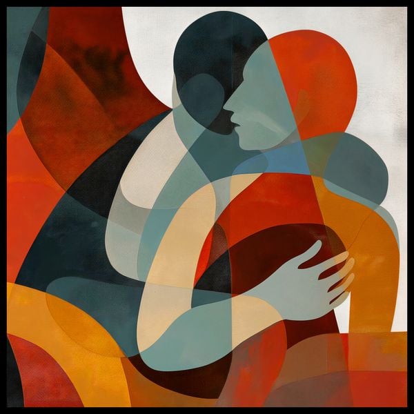 Plakat 90x90cm Objęcia zdjęcie 2