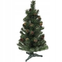 CHOINKA DEKORACYJNA Z SZYSZKAMI 90 cm zielone choinki Polskiej Produkcji