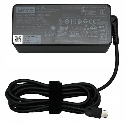 ORYGINALNY ZASILACZ ŁADOWARKA LENOVO 65W 20V 3.25 wtyk USB-C USBC USB Typ C na Arena.pl