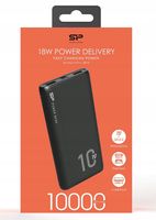 Powerbank Silicon Power QP15 10000mAh QC3.0+PD 1x USB-C, 2x USB-A czarny