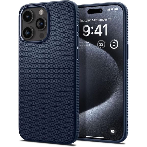 SPIGEN LIQUID AIR IPHONE 15 PRO NAVY BLUE zdjęcie 1