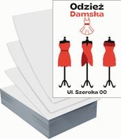 Ulotki A4 reklamowe firmowe 1000szt projekt w cenie SKLEP ODZIEŻ DAMSKA