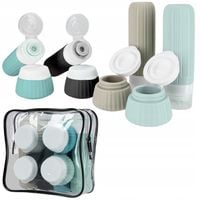 SILIKONOWE BUTELKI PODRÓŻNE DO SAMOLOTU NA KOSMETYKI POJEMNIKI