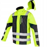 Kurtka robocza Softshell Męska ODBLASKOWA WODOODPORNA OSTRZEGAWCZA BHP M