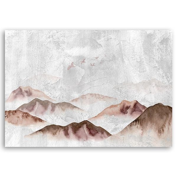 Emaga Obraz na płótnie, Ptaki nad górami - 120x80 zdjęcie 3