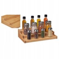 Organizer Schodki Stojak Na Przyprawy Słoik Przyprawnik Regał 3 Poziomy