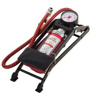 POMPKA NOŻNA SAMOCHODOWA ROWEROWA MANOMETREM WĄŻ 52CM