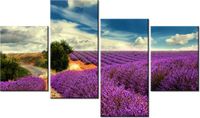 140CM 70 OBRAZ LAWENDOWY KRAJOBRAZ ŚCIENNY