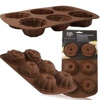 FORMA SILIKONOWA DO MUFFINEK MASY CUKIERNICZEJ CIASTA CZEKOLADY PRALIN