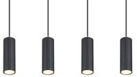 Wisząca lampa Robby 57911-4HB nad łóżko czarna chrom