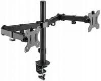Uchwyt biurkowy na 2 monitory Bontec MDM002B 17-32" 2x8 kg