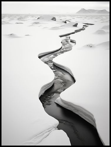 Plakat 75x100cm Szczeliny Mrozu na Arena.pl