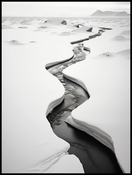 Plakat 75x100cm Szczeliny Mrozu zdjęcie 2