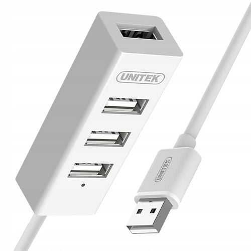 Adapter Unitek HUB 4xUSB 2.0 mini biały na Arena.pl