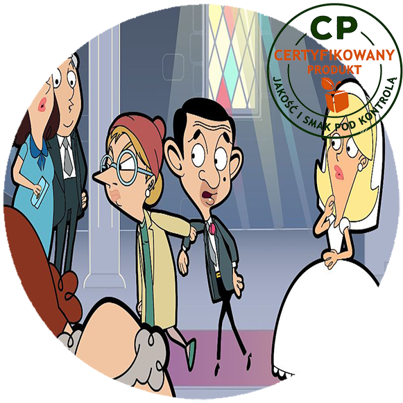 Opłatek na tort Jaś Fasola zdjęcie 1