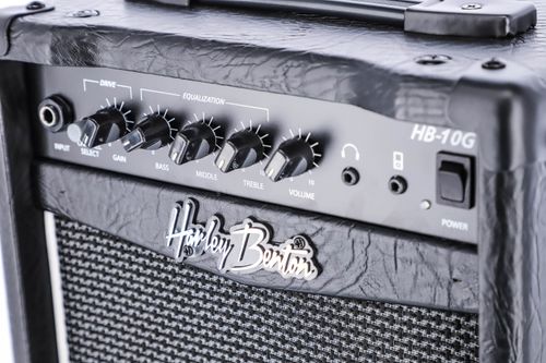 Gitara elektryczna 3/4 Harley Benton ST-Junior BK Wzmacniacz ZESTAW na Arena.pl