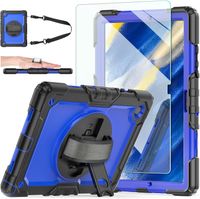 Etui do iPad Air 3/Pro 10.5” z Podstawką i Paskiem na Ramię Niebieskie