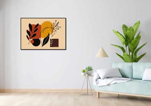 Plakat 100x70cm Ciepłe Kontury na Arena.pl