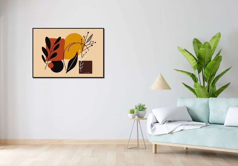 Plakat 100x70cm Ciepłe Kontury zdjęcie 4