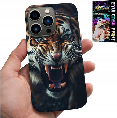 ETUI DO IPHONE 14 PRO - TYGRYS LEW SAFARI ZWIERZĘCE WZORY PLECKI na Arena.pl