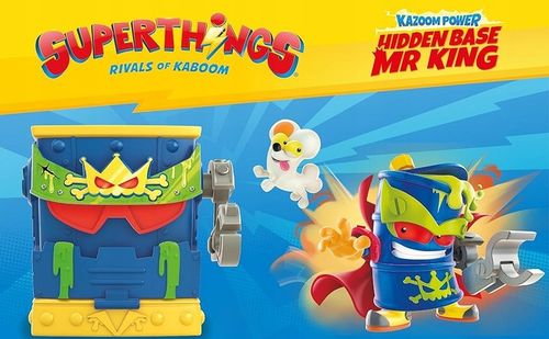SuperThings Hidden Base Mr.King kryjówka Kazoom baza Super Zings Things na Arena.pl
