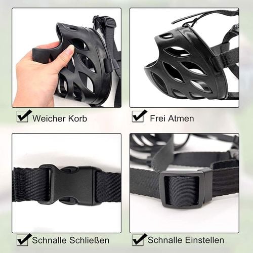 Silikonowy Kaganiec Dla Psa Regulowany Roz. M-L na Arena.pl